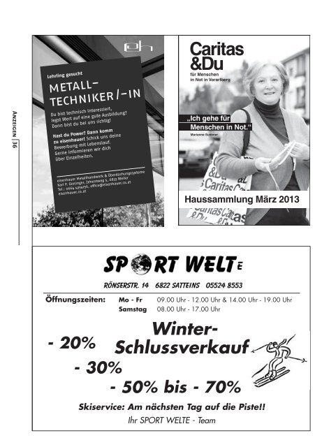 Woche 08 - Marktgemeinde Rankweil