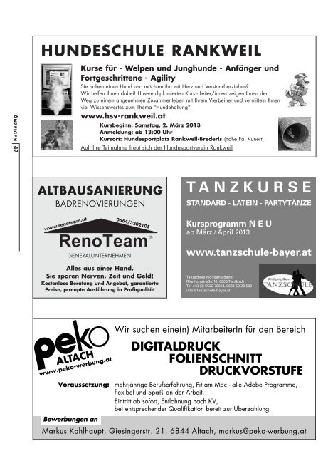 Woche 08 - Marktgemeinde Rankweil