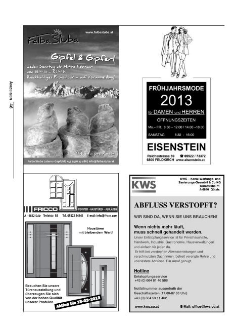 Woche 08 - Marktgemeinde Rankweil