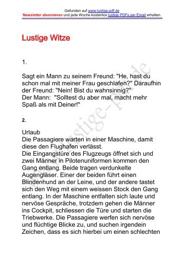 Lustige Witze - Lustige-pdf.de