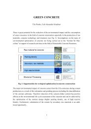 GREEN CONCRETE - Institut fÃ¼r Massivbau
