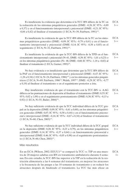 GPC sobre Trastornos de Conducta Alimentaria (TCA)