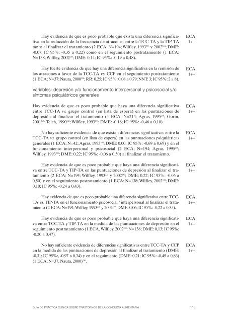 GPC sobre Trastornos de Conducta Alimentaria (TCA)