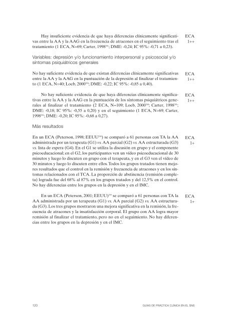 GPC sobre Trastornos de Conducta Alimentaria (TCA)