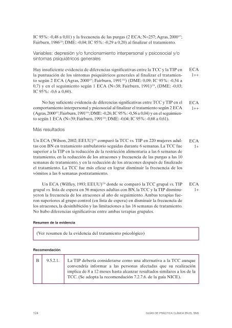 GPC sobre Trastornos de Conducta Alimentaria (TCA)