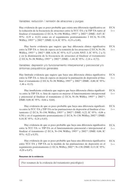 GPC sobre Trastornos de Conducta Alimentaria (TCA)