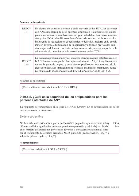 GPC sobre Trastornos de Conducta Alimentaria (TCA)