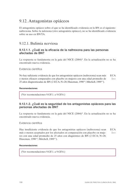 GPC sobre Trastornos de Conducta Alimentaria (TCA)