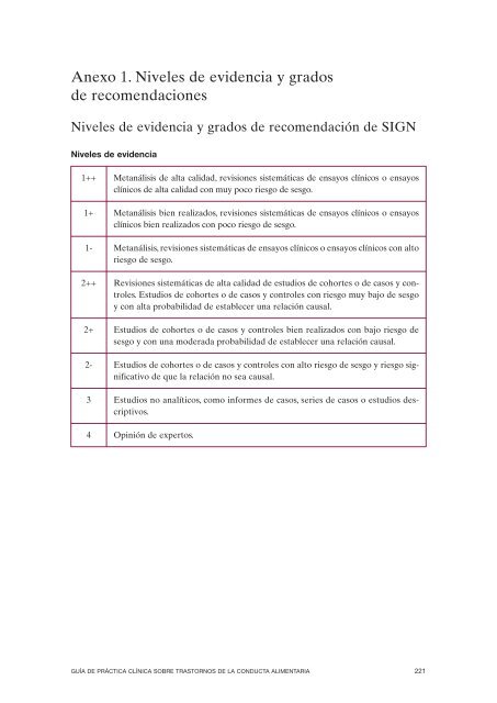 GPC sobre Trastornos de Conducta Alimentaria (TCA)