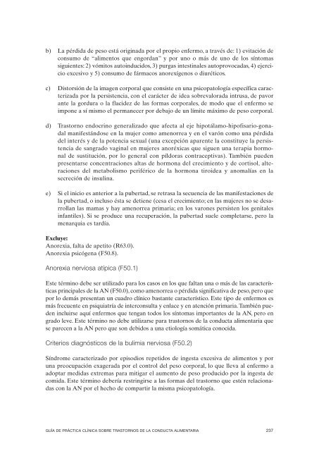 GPC sobre Trastornos de Conducta Alimentaria (TCA)