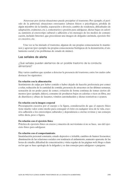 GPC sobre Trastornos de Conducta Alimentaria (TCA)