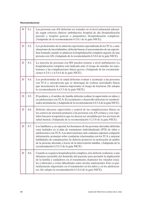 GPC sobre Trastornos de Conducta Alimentaria (TCA)