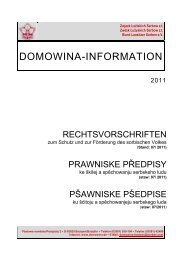 DOMOWINA-INFORMATION