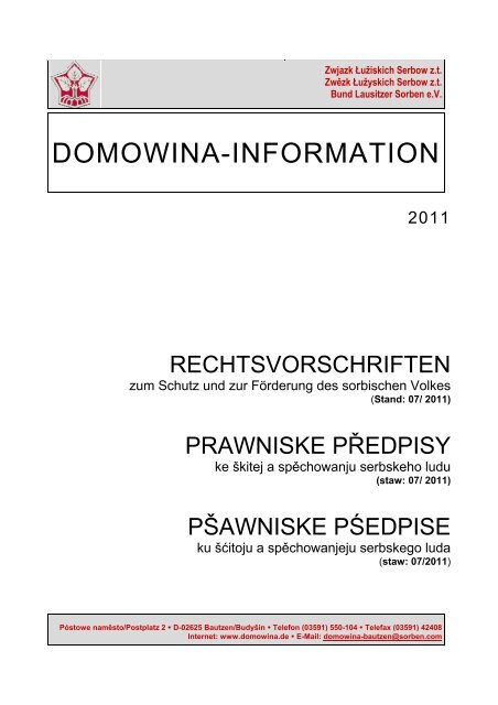 DOMOWINA-INFORMATION