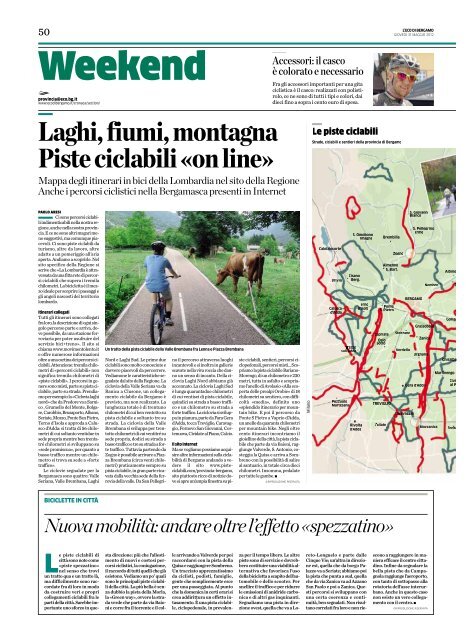 Piste ciclabili in bergamasca - Orobievive