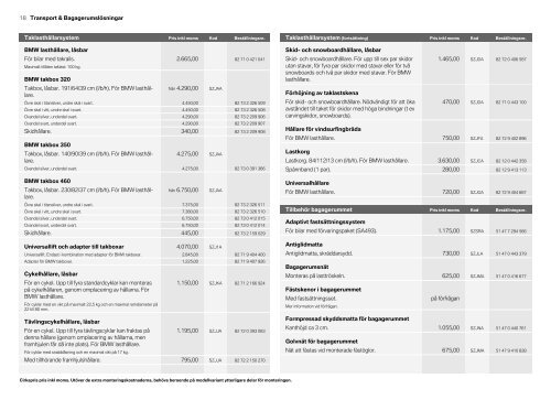 TillbehÃƒÂ¶r (PDF) - Bmw