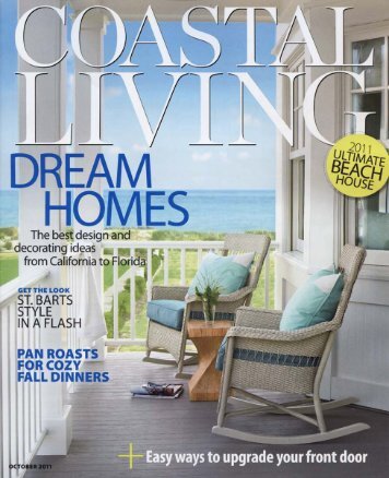 Coastal Living October 2011 - Exquisite Surfaces