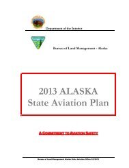 2013 ALASKA State Aviation Plan - Alaska Interagency ...