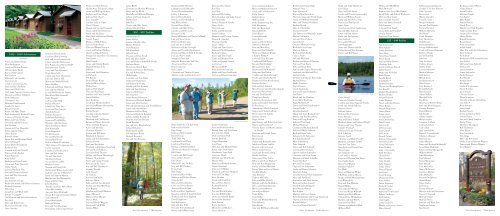 Annual Donors Report 2011 (PDF) - North Lakeland Discovery Center