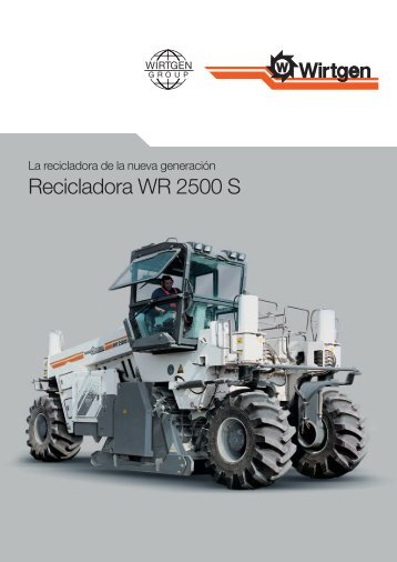 Recicladora WR 2500 S - Wirtgen GmbH
