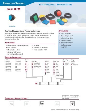 ITW Switches Product Catalog - Engelking Elektronik GmbH