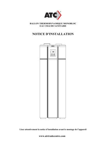 tÃ©lÃ©charger le manuel de la pompe Ã  chaleur AX7. - Air Trade Centre