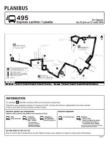 495 EXPRESS LACHINE / LASALLE