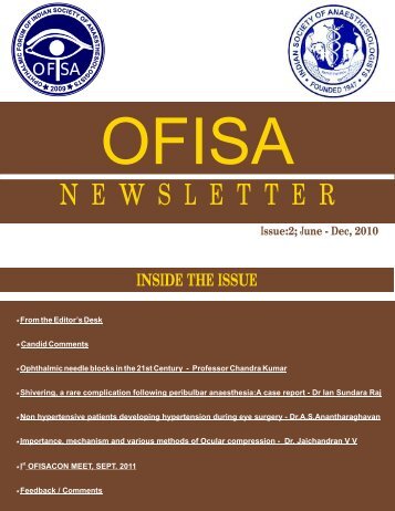 Issue 2 - Ofisa - Sankara Nethralaya