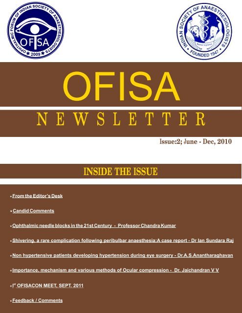 Issue 2 - Ofisa - Sankara Nethralaya