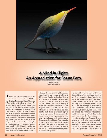 A Mind in Flight: An Appreciation for Shane Fero - Paul J Stankard