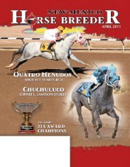 Download This Issue Now - New Mexico Horse Breeders Association