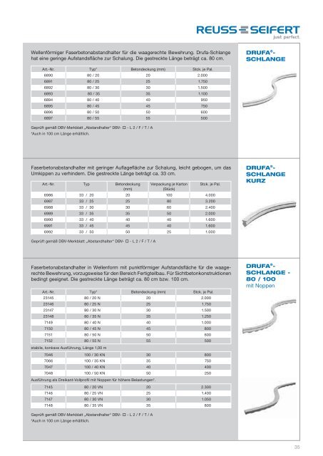 Katalog 2012 (pdf 1,8 MB) - Reuss-Seifert GmbH