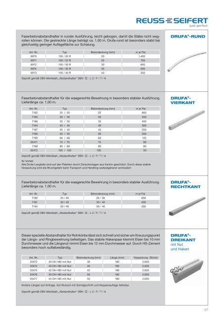 Katalog 2012 (pdf 1,8 MB) - Reuss-Seifert GmbH