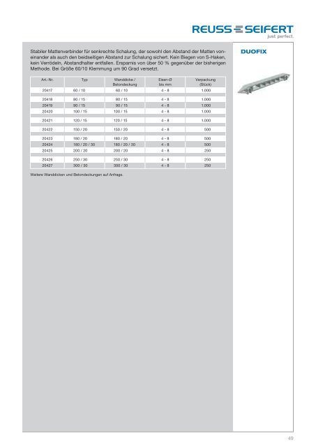 Katalog 2012 (pdf 1,8 MB) - Reuss-Seifert GmbH