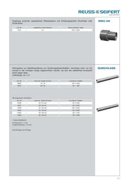 Katalog 2012 (pdf 1,8 MB) - Reuss-Seifert GmbH