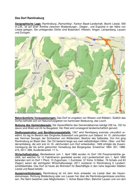 Baulandverkauf Parzelle 756 - Ramlinsburg