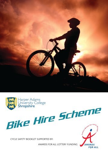 Bike Hire Scheme Booklet - Harper Adams University College