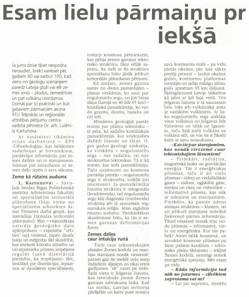 Esam lielu pārmaiņu pr iekšā - Aleph Files