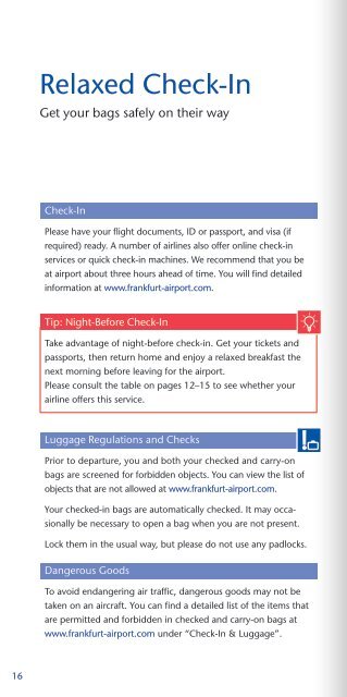 Airport Guide - Frankfurt Airport