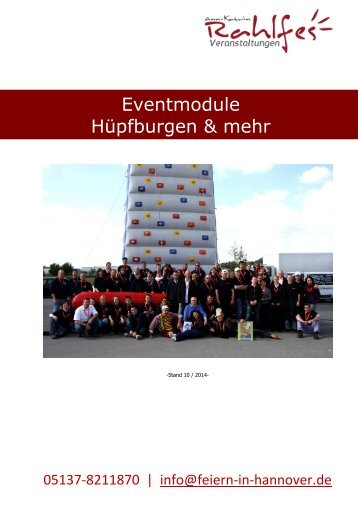 Eventmodule Hüpfburgen & mehr