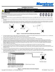 M1RSP-2R-E8, M2RSP-2R-E8 Fuel Flow Sensors - Maretron