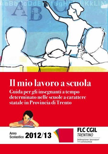 Il mio lavoro a scuola - CGIL del Trentino