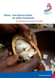 Ghana: Vom bitteren Kakao zur süßen Schokolade - FairTrade e.V.