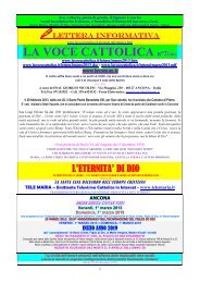 Clicca qui e scarica in formato PDF - La Voce Cattolica