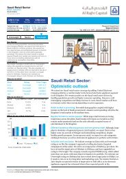 Retail Sector Report - Al Rajhi Capital