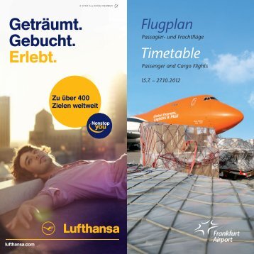 Flugplan - Frankfurt