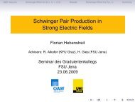 Schwinger Pair Production in Strong Electric Fields