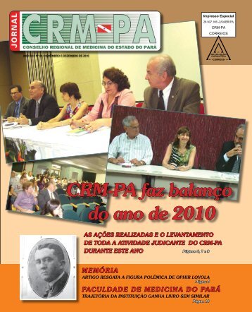 crm-pa faz balanÃ§o do ano de 2010 - Conselho Regional de ...