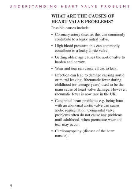 CHSS H8 Heart Valves - Chest Heart & Stroke Scotland