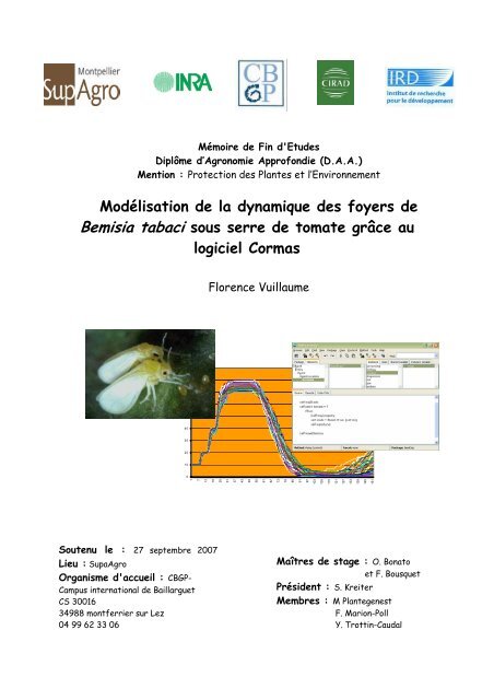 MemoireVuillaume - INRA Montpellier